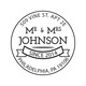 Mr and Mrs Round Address Labels Image 3 of 3